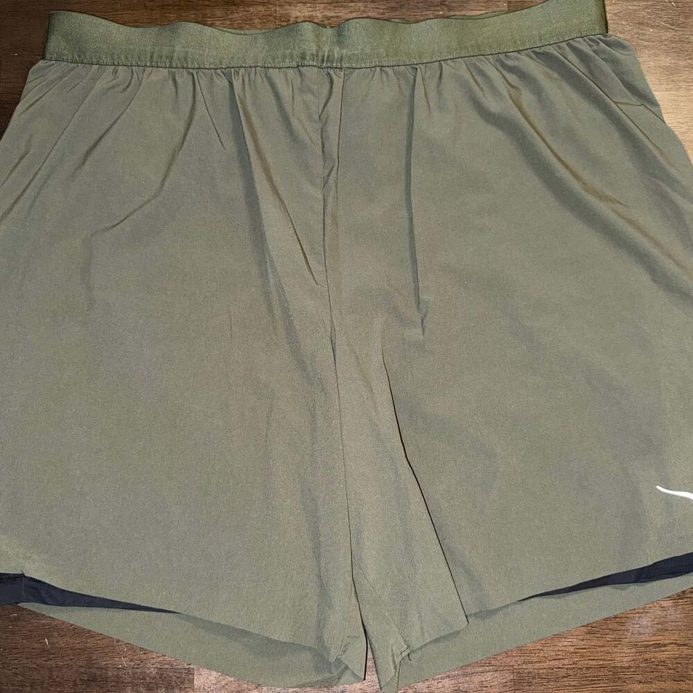 Hoka Men's Glide 7'' Short 2-in-1, Forest Cover XXL